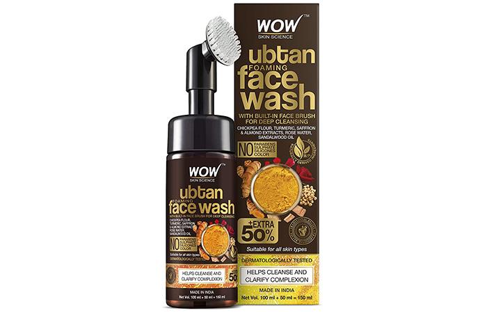 Wow Skin Science Ubtan Foaming Face Wash