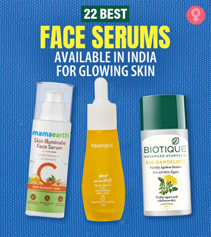 22 Best Face Serums Available In India For Glowing Skin