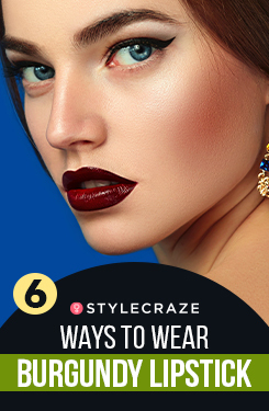 6 Ways To Wear Burgundy Lipstick