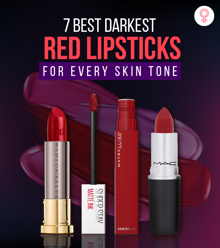 7 Best Darkest Red Lipsticks Of 2022 For Every Skin Tone
