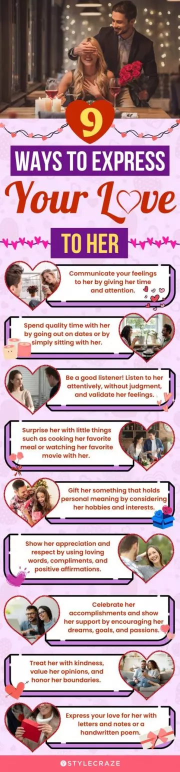 9 ways to express your love to her (infographic)