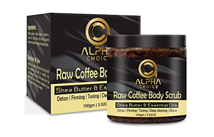 Alpha Choice Raw Coffee Body Scrub