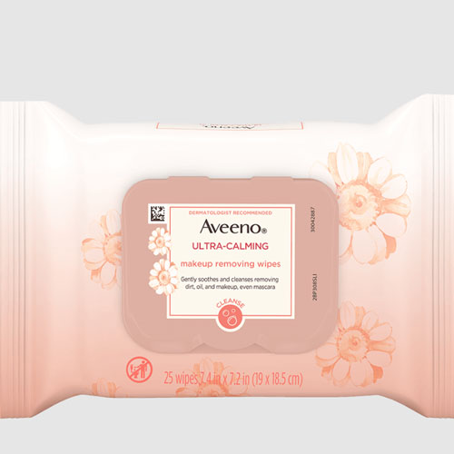 Aveeno Ultra-Calming Makeup Removing Facial Cleansing Wipes