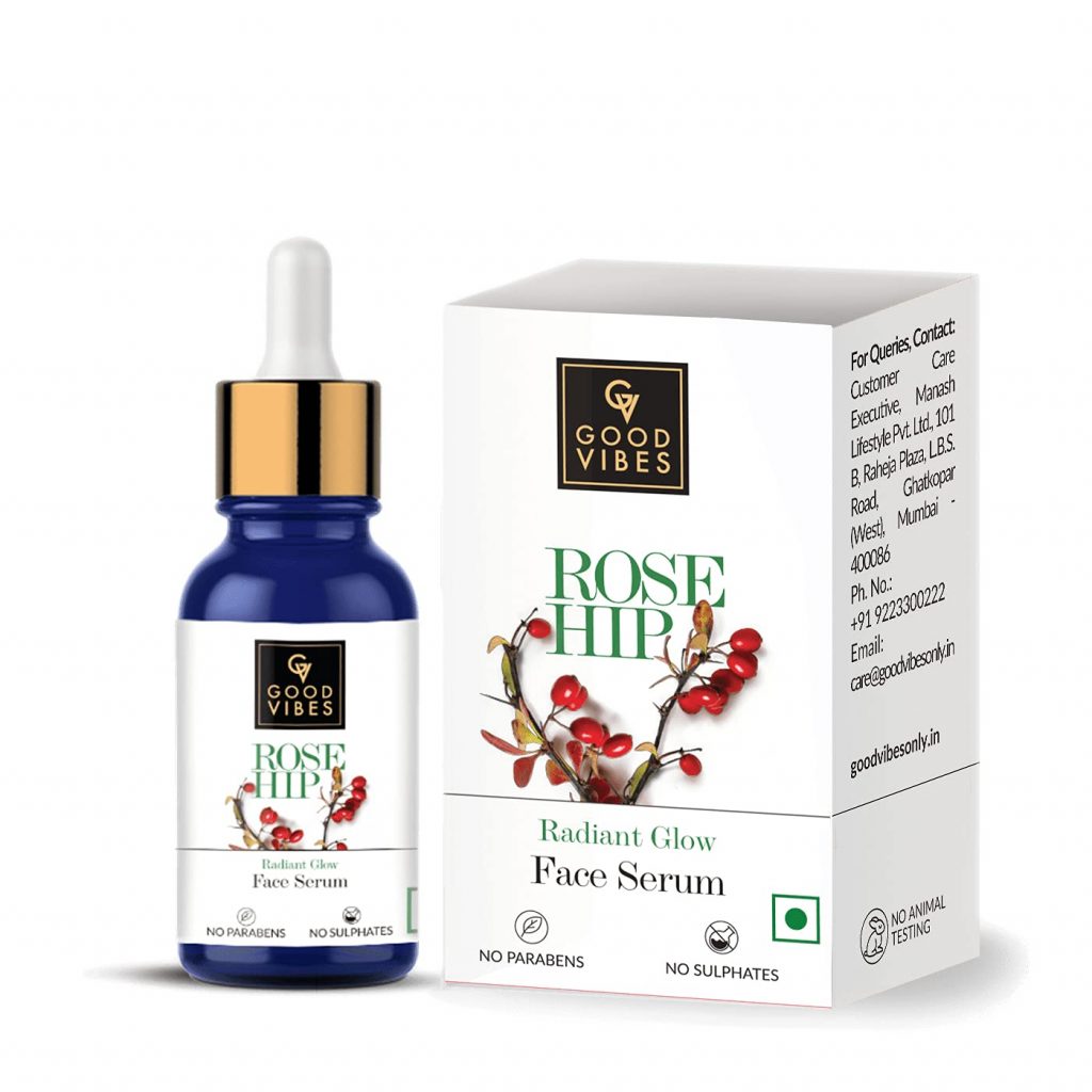Best For Glowing Skin Good Vibes Rose Hip Radiant Glow Face Serum