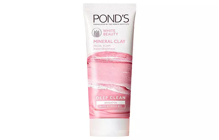 POND’S WHITE BEAUTY Mineral Clay Instant Brightness Face Wash