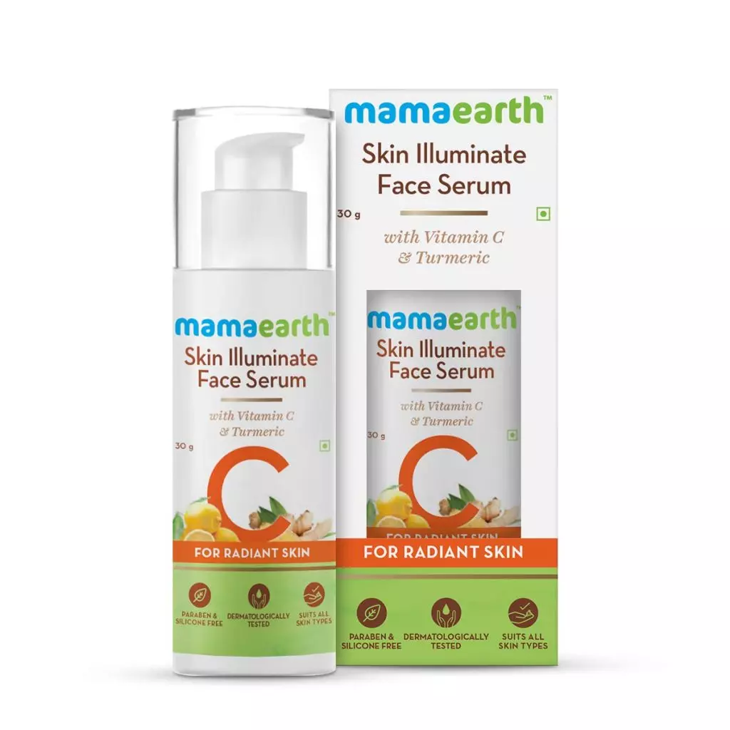 Best Serum For Pigmentation Mamaearth Skin Illuminate Face Serum With Vitamin C & Turmeric