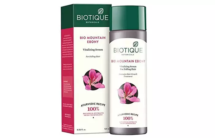 Best For Hair Growth Biotique Bio Mountain Ebony Vitalizing Serum