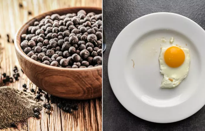 Black Pepper And Eggs