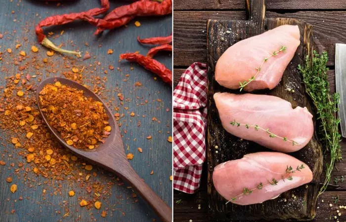 Chicken Breasts And Cayenne Pepper