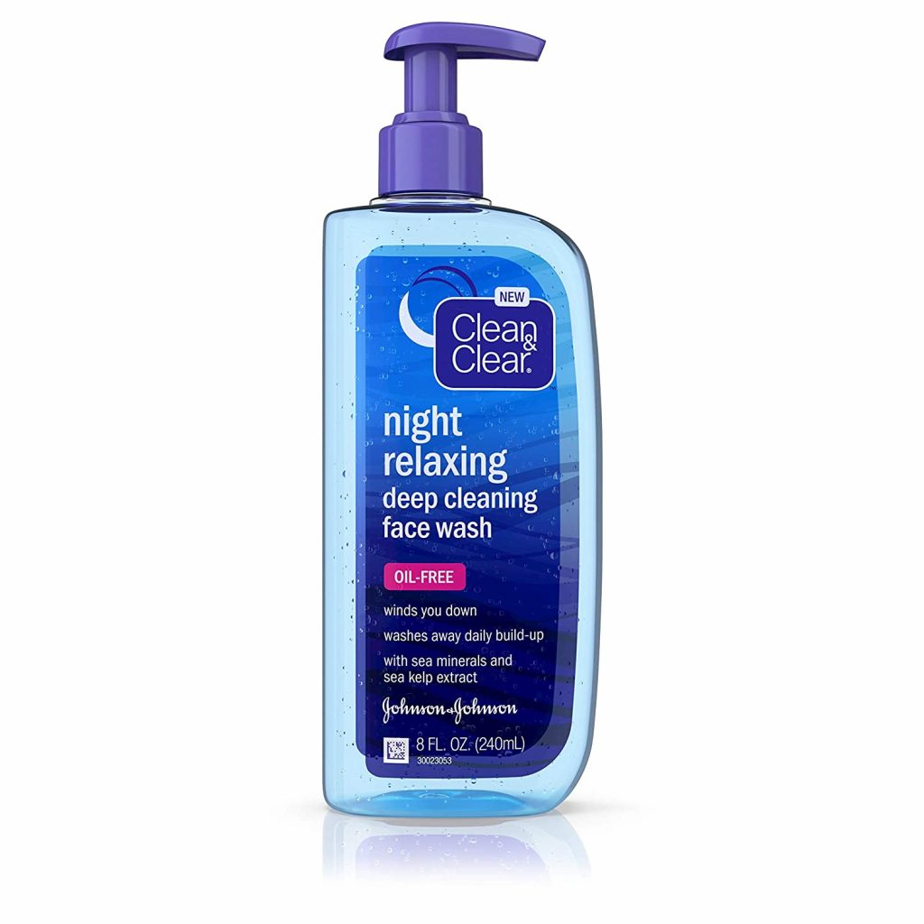 Clean & Clear Night Relaxing Deep Cleaning Face Wash
