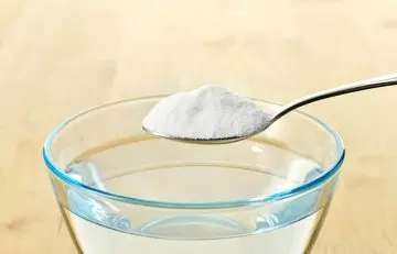 Dilute Baking Soda In Water And Use It