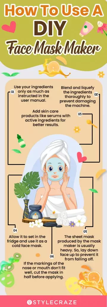 How To Use A DIY Face Mask Maker(infographic)