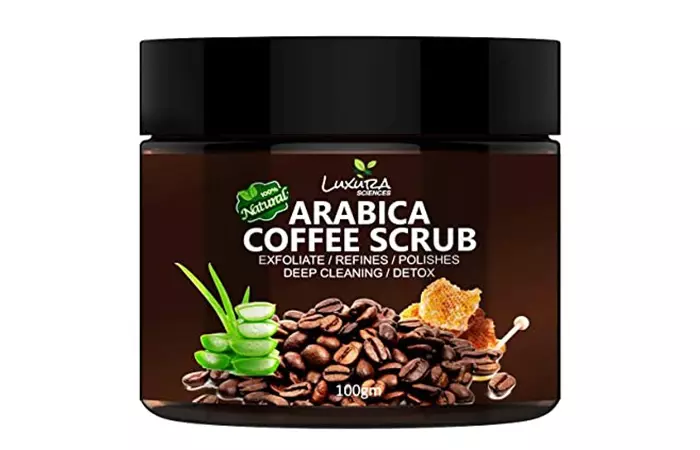 Luxura Sciences 100% Natural Arabica Coffee Scrub