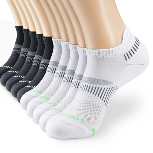 MONFOOT Running Athletic Cushioned Socks