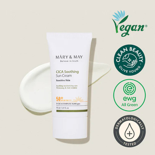 Mary&May CICA Soothing Sun Cream SPF50 + PA++++