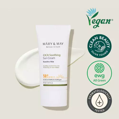 Mary&May CICA Soothing Sun Cream SPF50 + PA++++