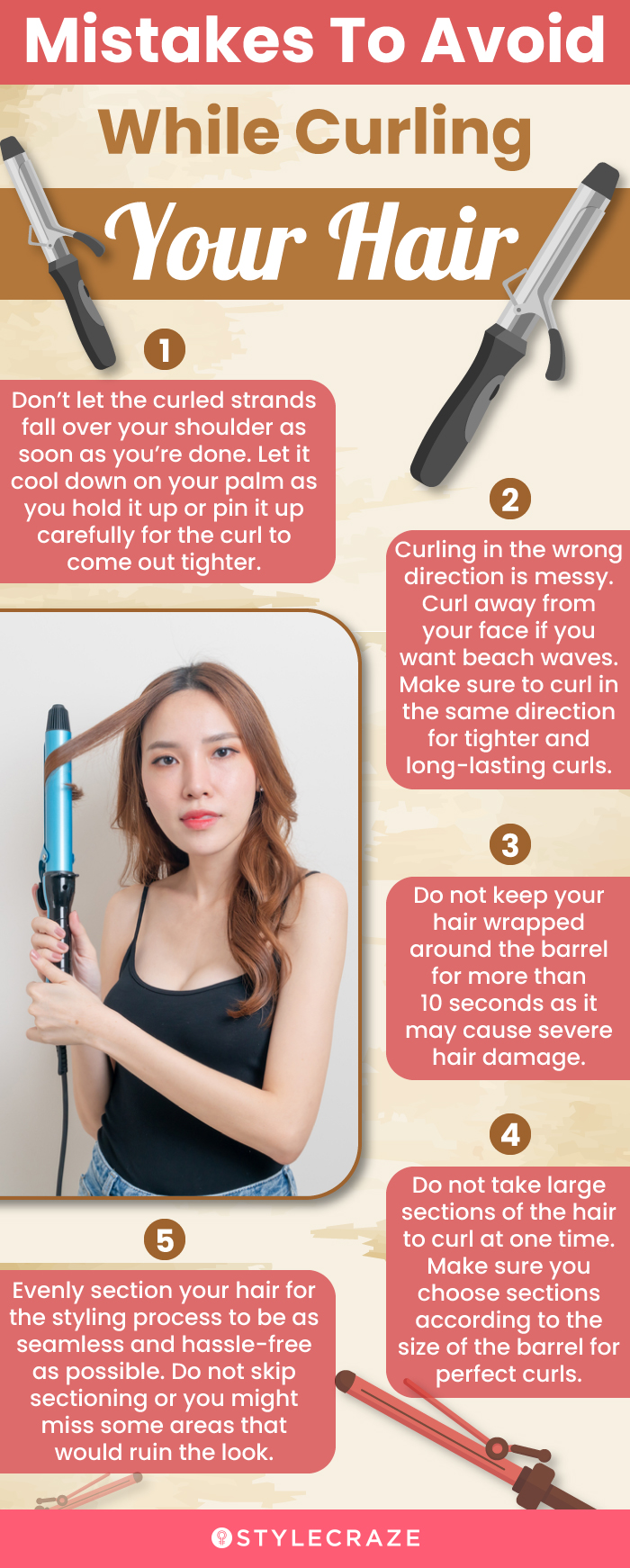 Mistakes To Avoid While Curling Your Hair (infographic)