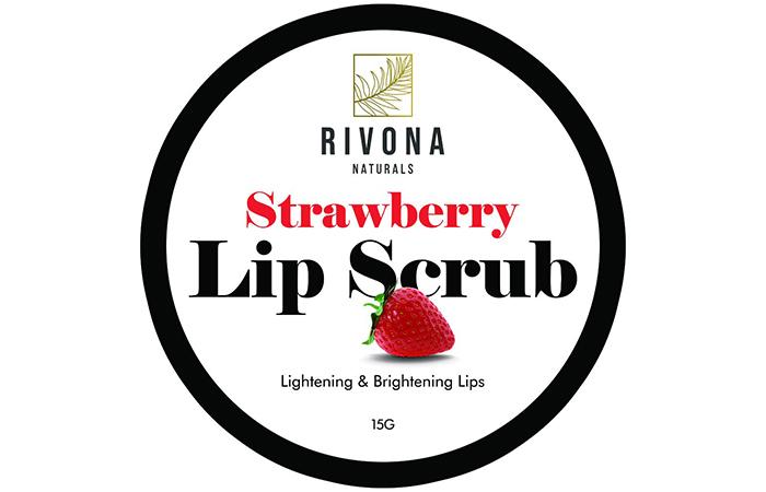 Rivona Strawberry Lip Scrub