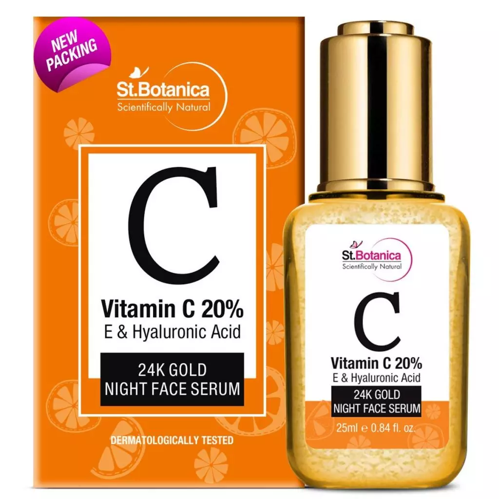 St.Botanica C Gold Night Face Serum