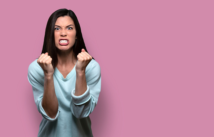 Outbursts of anger as one of the signs of an emotionally immature person 