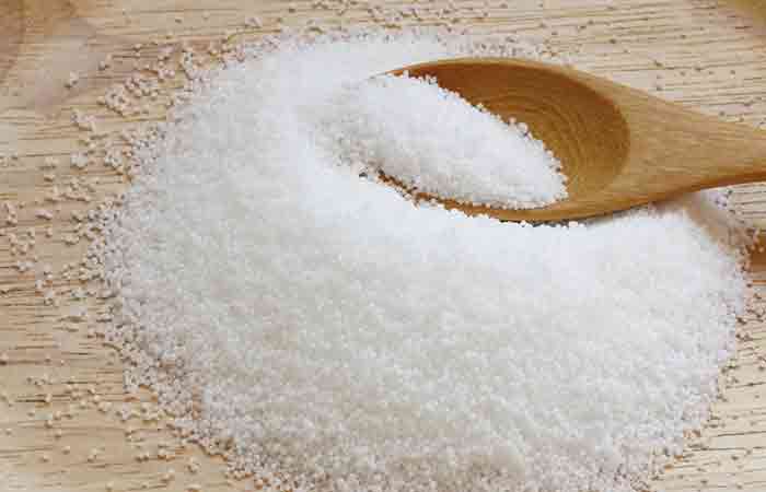 Stearic acid is used as a thickener in soaps