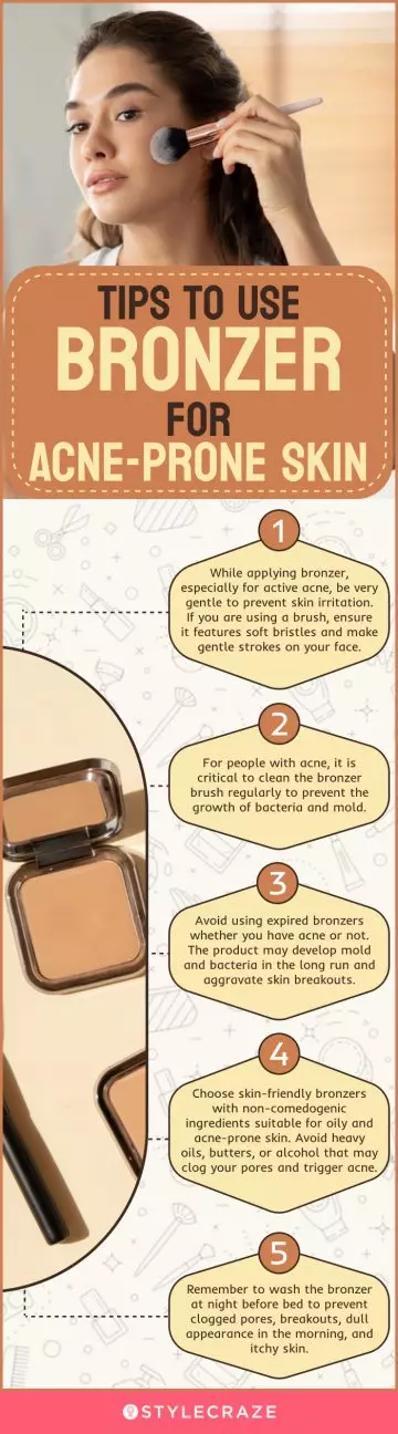 Tips To Use Bronzer For Acne-Prone Skin