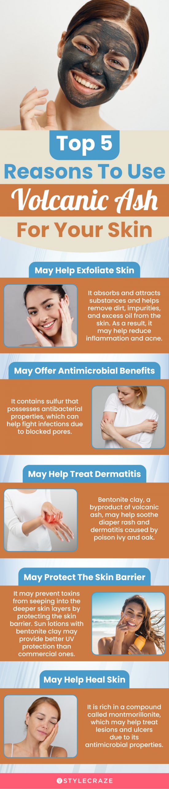 top 5 reasons to use volcanic ash for your skin (infographic)