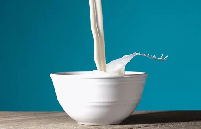 Use A Cotton Pad Dipped In Milk