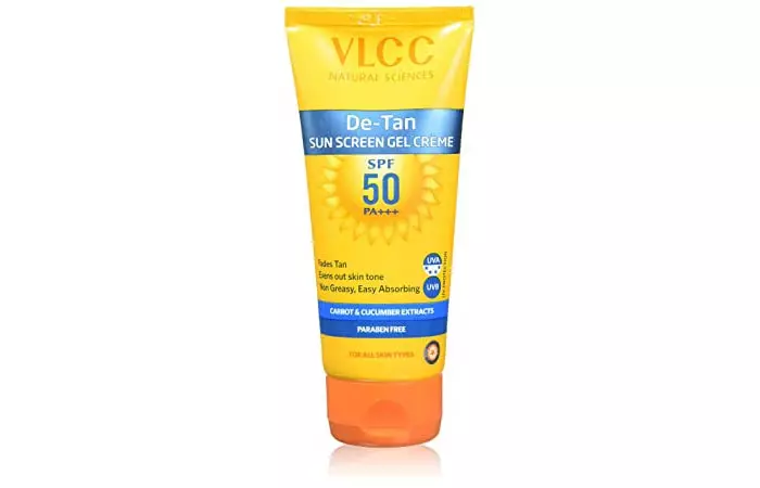 VLCC De-Tan Sunscreen Gel Creme SPF 50 PA+++