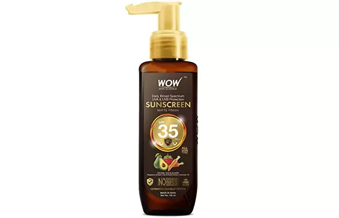 WOW Skin Science Sunscreen Matte Finish