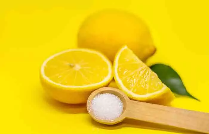 Citric acid is naturally found in fruits like lemons