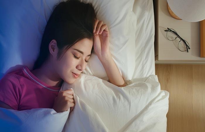 Melatonin is produced from the pineal gland and helps you sleep