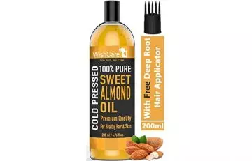 WishCare Cold Pressed 100% Pure Sweet Almond Oil