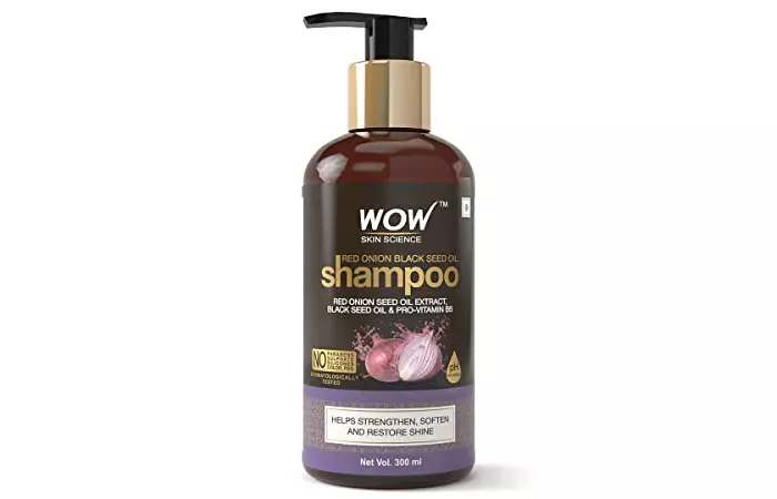 Wow Skin Science Red Onion Black Seed Oil Shampoo