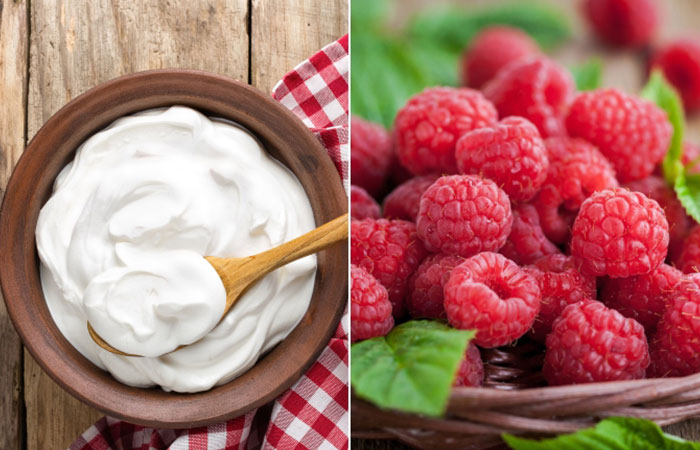 Yogurt And Raspberries