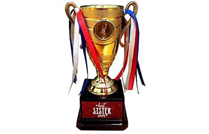 best sister trophy