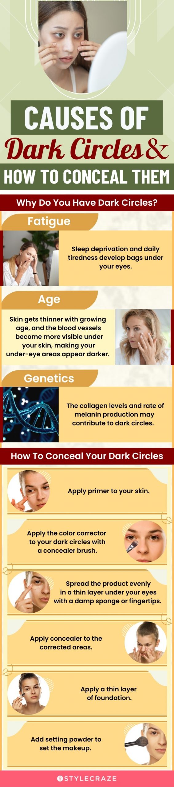 Causes Of Dark Circles & How To Conceal Them