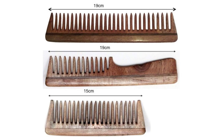 ssence Handmade Neem Wood Comb for Thick
