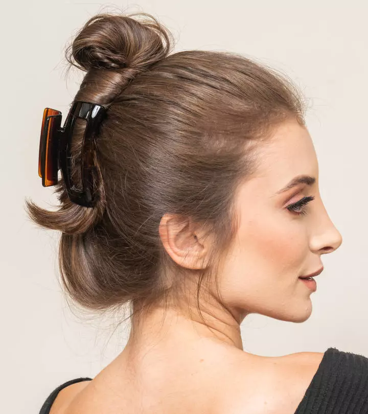 For an updo with the right kind of hair accessory to suit your style and requirement.