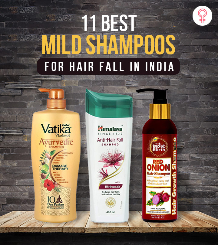 11 Best Mild Shampoos For Hair Fall Available In India