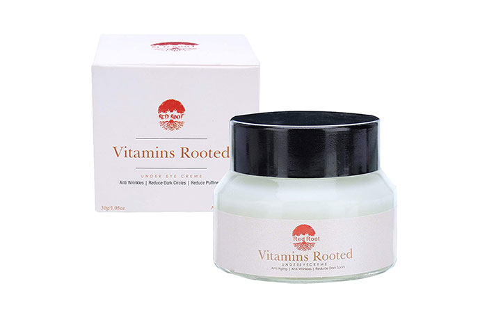 13. Red Root Vitamins Rooted Under Eye cream