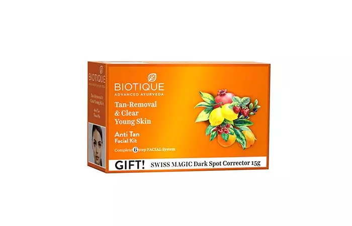 Biotique Advanced Ayurveda Tan-Removal & Clear Young Skin Anti Tan Facial Kit