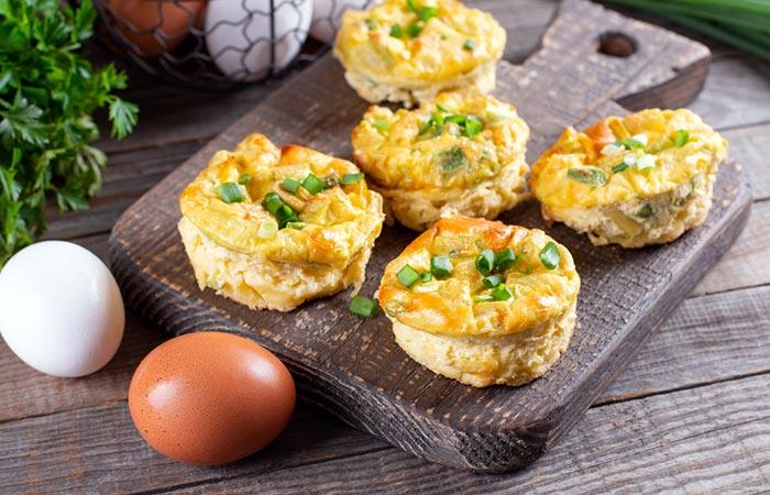 Cheddar Egg Frittata Bites