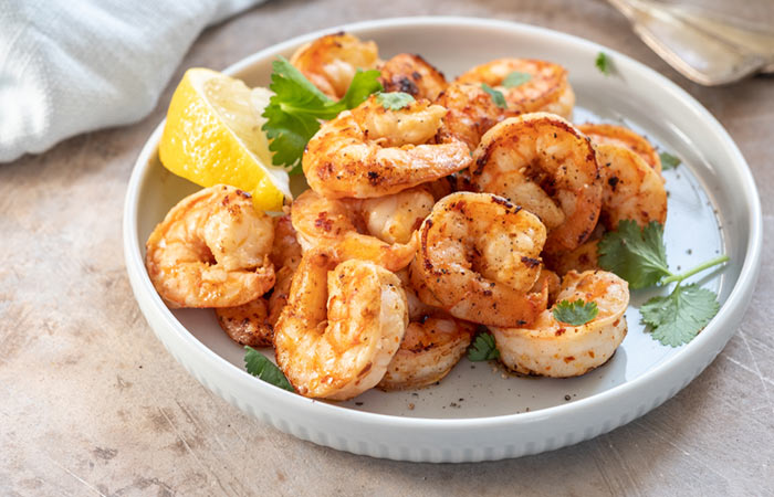 Spicy butter shrimp keto diet snack