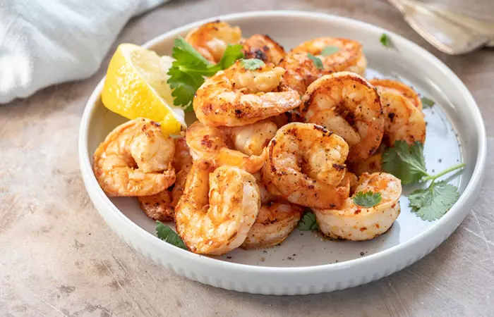 Spicy butter shrimp keto diet snack