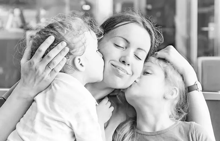 Writing thank-you letters for your mom