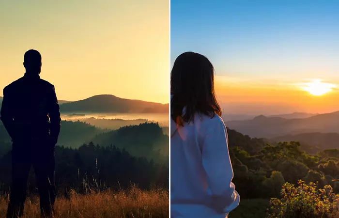 Watch sunrise or sunset together