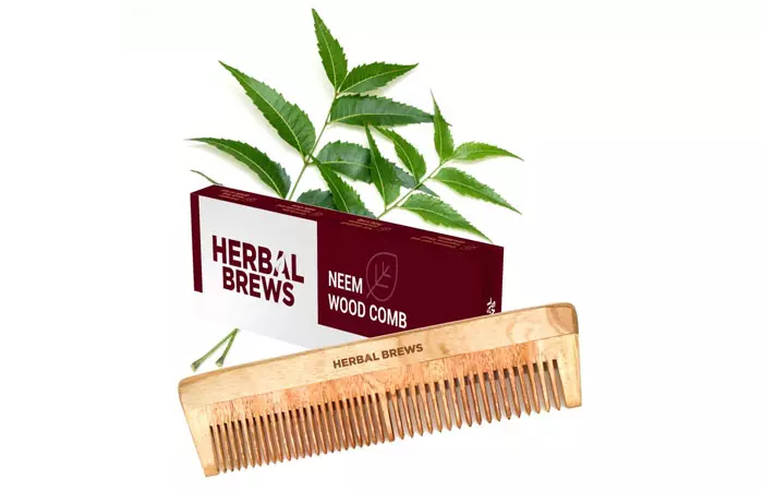 Kabello Handmade Neem Wood Comb