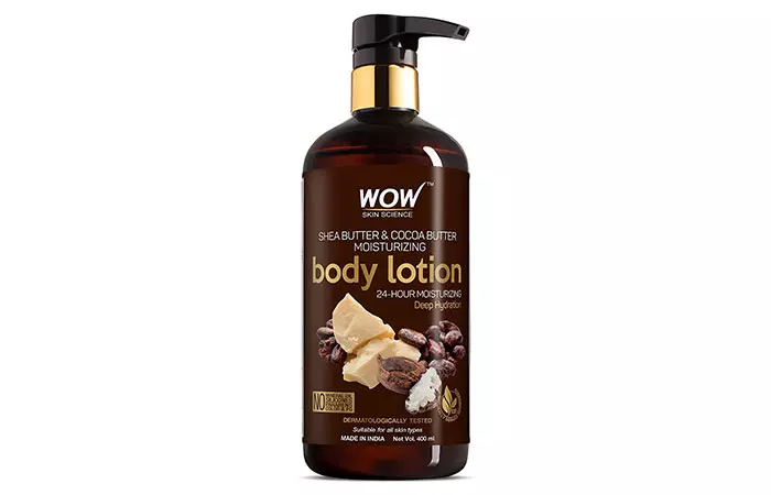 Best Vegan Formula Wow Shea Butter & Cocoa Butter Moisturizing Body Lotion