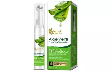 7. Oriental Botanics Aloe Vera, Green Tea & Cucumber Eye Radiance Under Eye Gel Roll-On